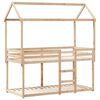 vidaXL Etagenbett mit Dach 80x200 cm Massivholz Kiefer