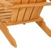 vidaXL Adirondack-Gartenstuhl 77x78x95 cm Massivholz Teak
