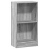 vidaXL B&uuml;cherregal Grau Sonoma 40x24x76 cm Holzwerkstoff