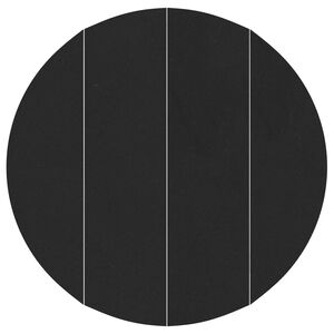 vidaXL Bodenfolie f&uuml;r Pools Schwarz &Oslash; 458 cm Vliesstoff