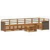 vidaXL Outdoor-Sofagarnitur 6 Stk. Natur Massivholz Akazie