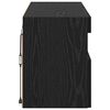 vidaXL TV-Wandschrank Schwarz Eichen-Optik 80 x 30 x 40 cm
