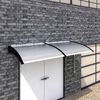 vidaXL Pavillons und Gazebos Silber Kunststoff