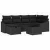 vidaXL Sofa Set 7 stk. Poly-Rattan