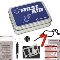 FIRST AID ONLY 22-tlg. Erste-Hilfe-Set To Go in Metallbox