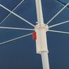 vidaXL Sonnenschirm mit Stahlmast Blau 180 cm