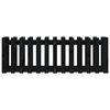 vidaXL Hochbeet Latten-Design Schwarz 150x50x50 cm Massivholz Kiefer