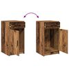 vidaXL Schminktisch mit T&uuml;r 2 pcs Braun 40 x 41 x 75 cm Holzwerkstoff