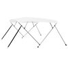 vidaXL 4-Bow Bimini Top Wei&szlig; 243x196x137 cm