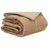 vidaXL Sommerdecke Gold 140 x 220 cm Satin und Mikrofaser