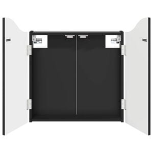 vidaXL Dartboard Schrank Schwarz 56 x 12 x 63 cm Holzwerkstoff