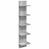 vidaXL Wandregal Sonoma-Grau 22 x 15 x 100 cm Holzwerkstoff