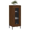 vidaXL Sideboard Braun Eichen-Optik 34,5x34x90 cm Holzwerkstoff