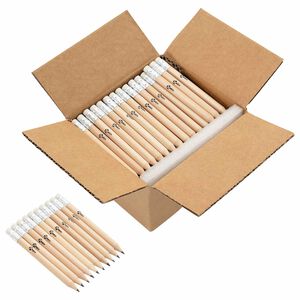 vidaXL HB Bleistifte &Oslash; 0,7 x 10 cm Natur Massives Poplar Holz