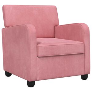 vidaXL Sessel Rosa Samt