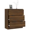 vidaXL Sideboard Braun Eichen-Optik 60x30x70 cm Holzwerkstoff