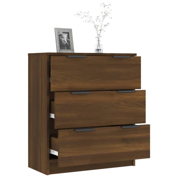vidaXL Sideboard Braun Eichen-Optik 60x30x70 cm Holzwerkstoff