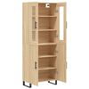 vidaXL Highboard Sonoma-Eiche 69,5x34x180 cm Holzwerkstoff