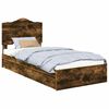 vidaXL Aufbewahrungsbett R&auml;uchereiche 90 x 200 cm Holzwerkstoff