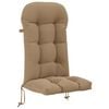 vidaXL Sonnen-Lounger Kissen PUTTEN 100 % Polyester Taupe