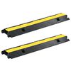 vidaXL Kabelbr&uuml;cken 2 Stk. 1 Kanal Gummi 100 cm