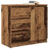 vidaXL Sideboard mit Schublade Altholz-Optik 71x35x65 cm Holzwerkstoff