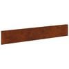 vidaXL Raseneinfassung 30 pcs 100 x 18 cm Stahl Rostig