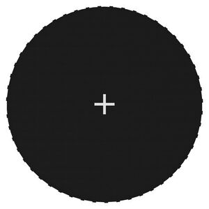 vidaXL Sprungtuch Schwarz f&uuml;r 3,05 m Runde Trampoline