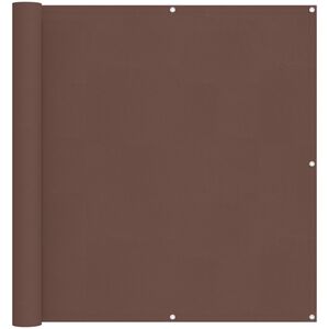 vidaXL Balkonsichtschutz Braun 110 x 500 cm Oxford-Stoff