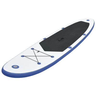 vidaXL Stand Up Paddle SUP-Board Aufblasbar Blau und Weiß