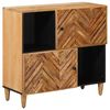 vidaXL Stauraumschr&auml;nke Braun 80 x 33,5 x 75 cm Massivholz Mango