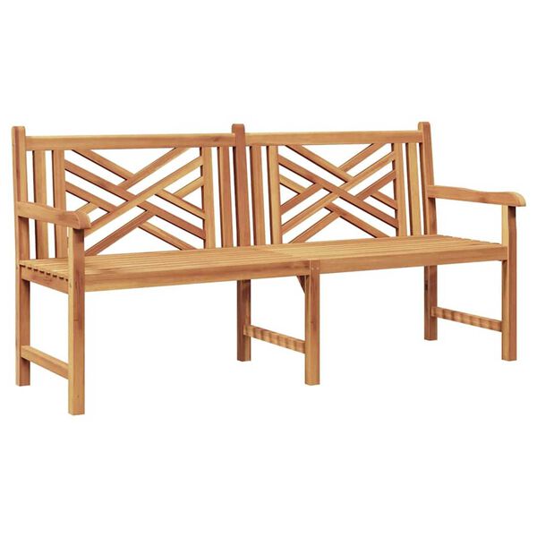 vidaXL Gartenbank Braun 180 x 60 x 90 cm Massivholz Teak
