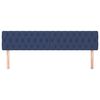 vidaXL Kopfteile Blau 180x7x78/88 cm Stoff