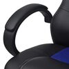 vidaXL Racing B&uuml;rostuhl Blau Kunstleder