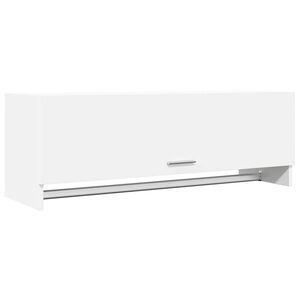 vidaXL Kleiderschrank Wei&szlig; 100x32,5x35 cm Holzwerkstoff