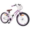 vidaXL Kinderfahrrad 18 Zoll f&uuml;r 5-7 Jahre alt Lila