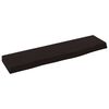vidaXL Wandregal Dunkelbraun 40x10x2 cm Massivholz Eiche Behandelt