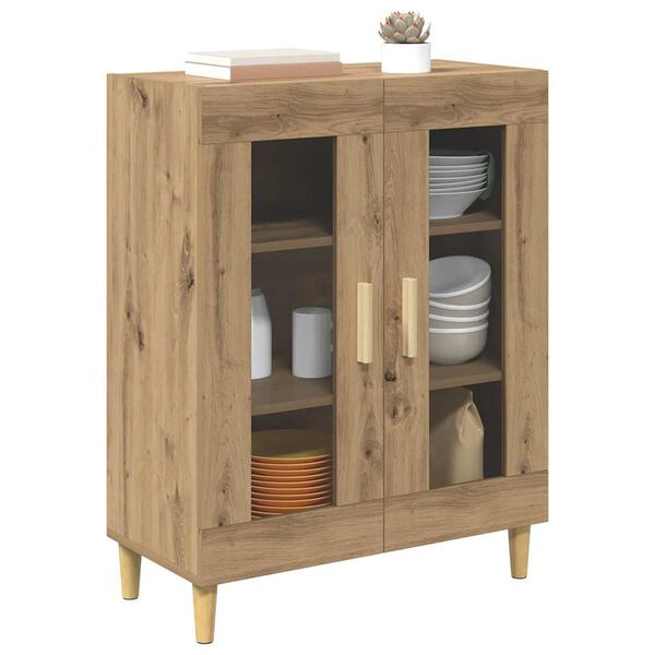 vidaXL Sideboard Artisan-Eiche 69,5 x 34 x 90 cm Holzwerkstoff