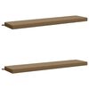 vidaXL Bankkissen SOEST 2 stk. 100 % Polyester Taupe 180 x 40 x 8 cm