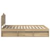 vidaXL Bettrahmen Sonoma 160 x 200 cm Massives Kiefernholz