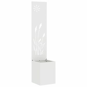 vidaXL Garten Sichtschutz-Leinwand Wei&szlig; 32 x 32 x 150 cm