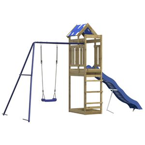 vidaXL Spielturm Impr&auml;gniertes Kiefernholz