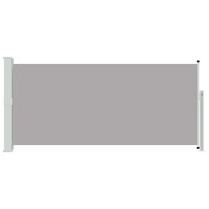 vidaXL Ausziehbare Seitenmarkise 140x314 cm Grau