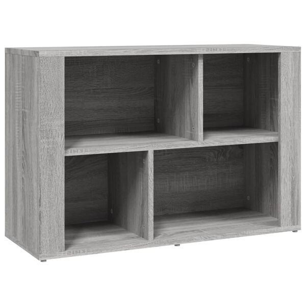 vidaXL Sideboard Grau Sonoma 80x30x54 cm Holzwerkstoff