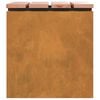 vidaXL Gartenbank Wetterfeststahl 40 x 40 x 43 cm