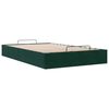 vidaXL Ottoman-Bett ohne Matratze Dunkelgr&uuml;n 120x200 cm Samt