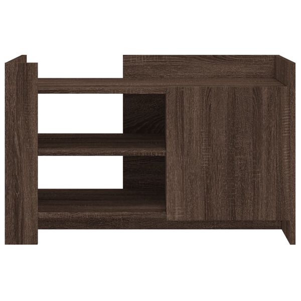 vidaXL Couchtisch Braun Eichen-Optik 80x50x50 cm Holzwerkstoff