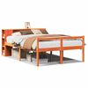 vidaXL Massivholzbett ohne Matratze Wachsbraun 150x200 cm Massivholz