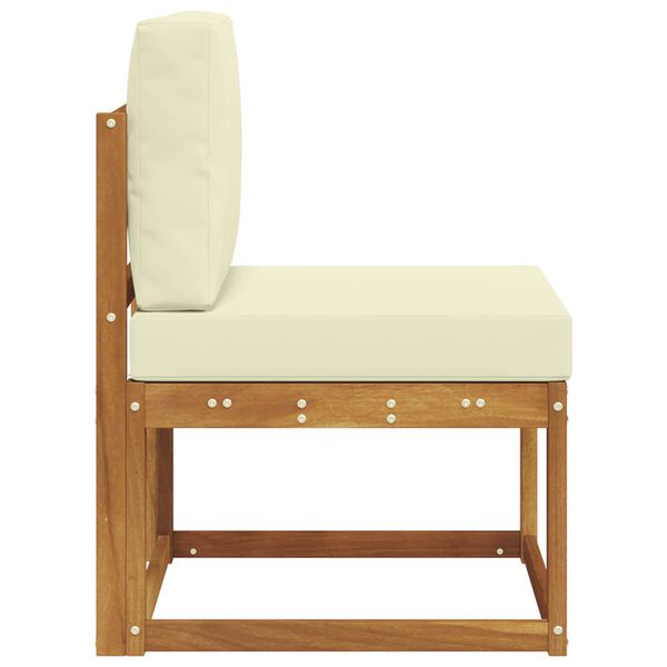 vidaXL Outdoor Mittelsofa Massivholz Akazie