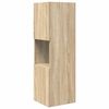 vidaXL Eckschrank Sonoma-Eiche 30,5x30x95cm Holzwerkstoff